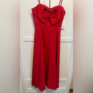 Target Strapless Red Dress